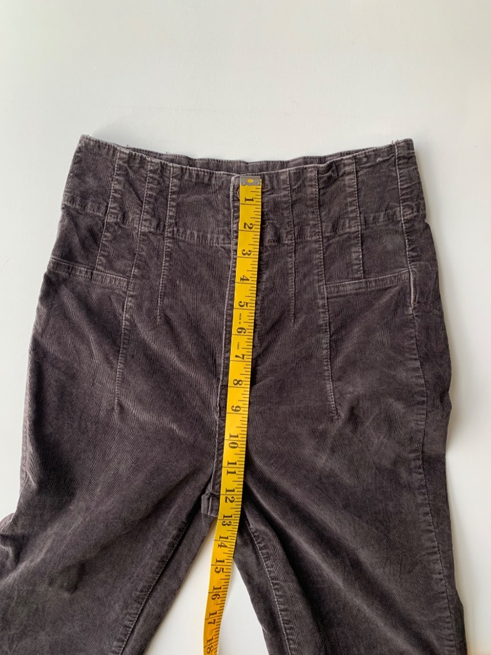 Free people Jayde Cord Flare Pants Women's 28 in Chocolate Color - Picture 10 of 13